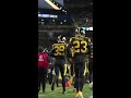 Steelers defense celebrates Levi Wallace's interception vs. Bengals | Pittsburgh Steelers