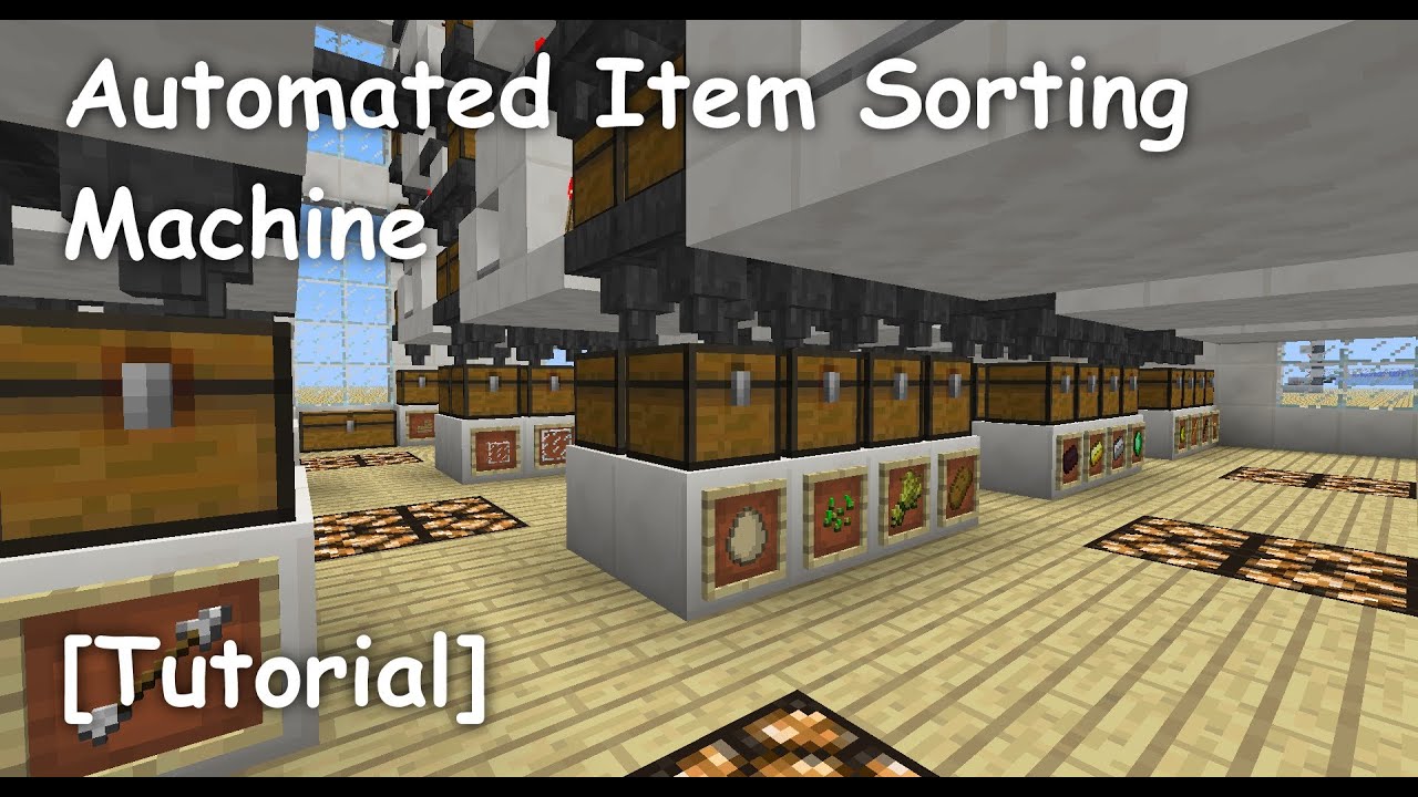 Automated Item Sorter The Nexus [Tutorial] Minecraft 1.8 YouTube
