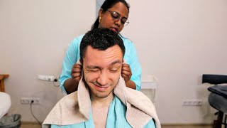 ASMR Cosmic Indian head and neck massage by Bharti