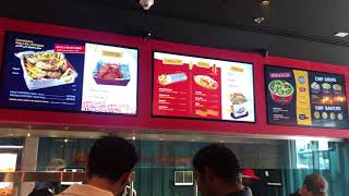 chicknfriends digital menuboard in Dubai JBR the walk