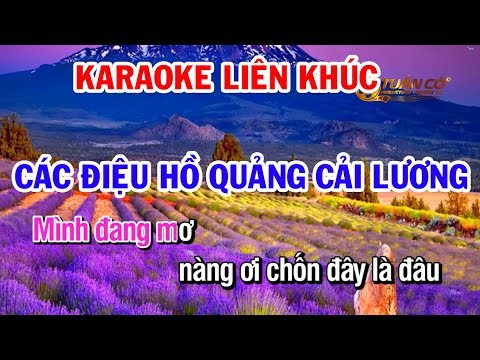 KARAOKE LIÊN KHÚC CÁC ĐIỆU LÝ CẢI LƯƠNG TRONG HỒ QUẢNG CỰC HAY