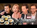 AVENGERS Actors React to Korean Food!!