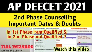 Ap Deecet 2Nd Counselling 2021 Dates Ap Deecet 2021 Not Qualified Issue Ap Deecet 2021