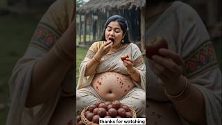 Aunty Eats Chicken Biryani While Getting Wet In The Rain