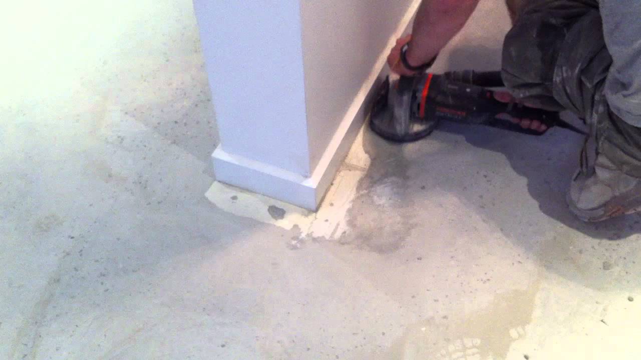Removing Paint from Concrete - YouTube
