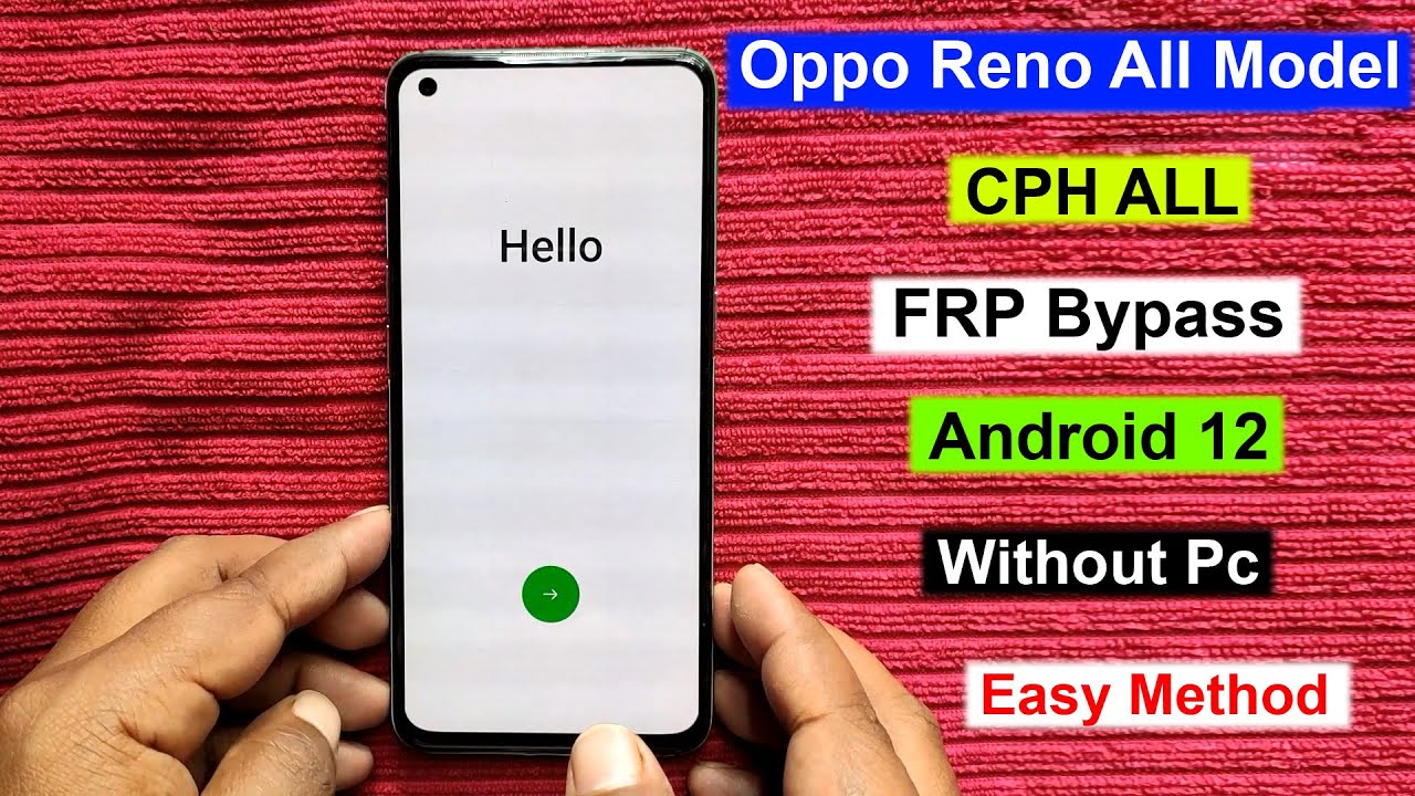 Oppo Reno All Model FRP Bypass Android 12 | Oppo Reno Oppo Reno All Model FRP Bypass Android 12 | Oppo Reno