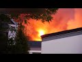 Großbrand in Hoya: Lagerhalle eines Fahrradherstellers in Flammen