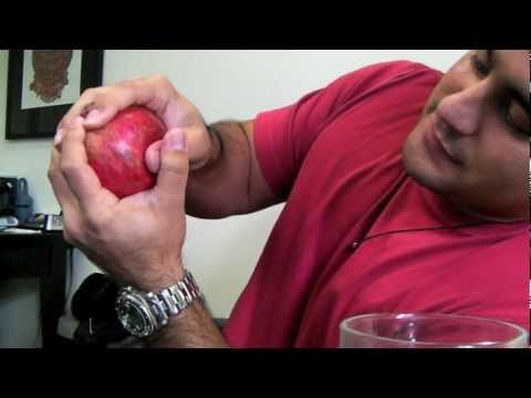 How To Eat A Pomegranate. How To Eat A Pomegranate. 2:28. My name is Medi and I'm from Southern California. Here is a short video on my favorite way to eat 