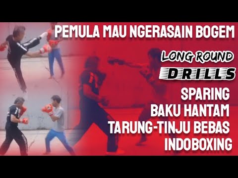 Ingin Ngerasain Bogem ❗Pemula Drills Sparing Baku Hantam Olahlagga Tarung-Tinju Bebas Indoboxing