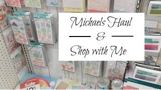 Michaels Haul 2017 | Shop with Me | Hot Buy Paper Pads, $4 Grab Bags