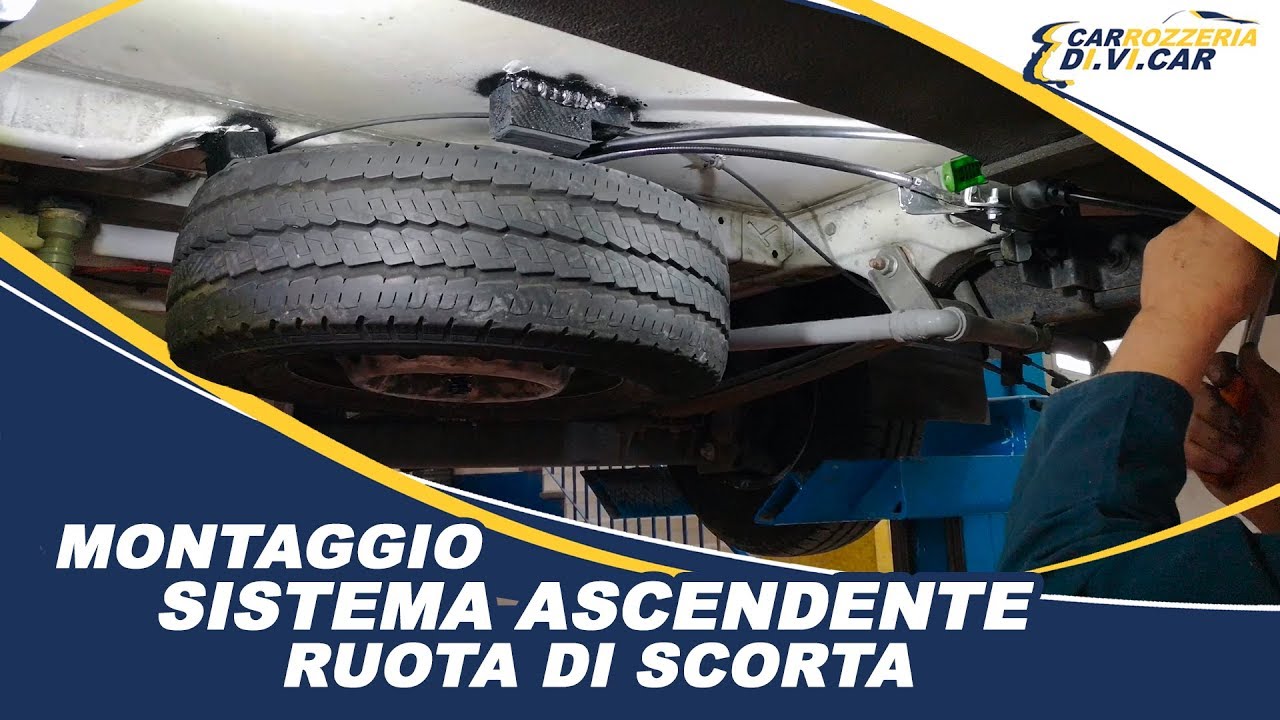 Montaggio Sistema Ascendente Ruota di Scorta