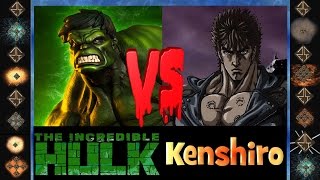 Incredible Hulk (Marvel Comics) vs Kenshiro (Fist of the North Star) - Ultimate Mugen Fight 2015