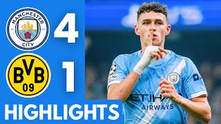 Manchester City Vs Borussia Dortmund 4-1 Highlights Uefa Champions League 202526