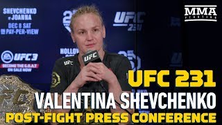 UFC 231: Valentina Shevchenko Post-Fight Press Conference - MMA Fighting