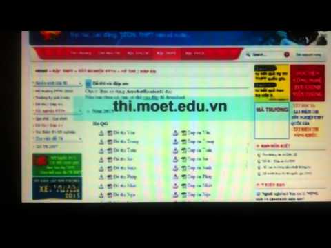 Cách thức xem điểm thi THPT quốc gia 2015 , 1