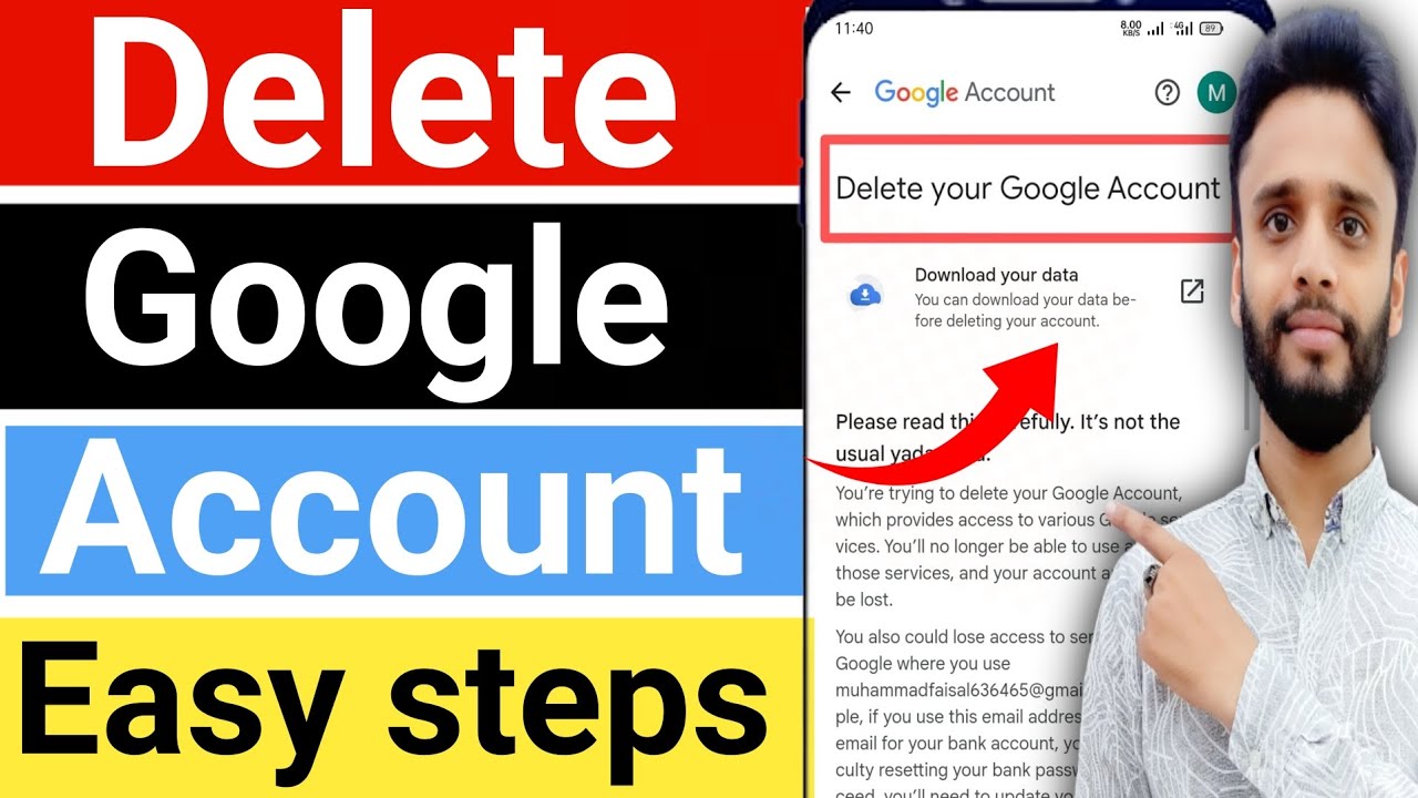 Google account delete kaise kare / How to delete google Google account delete kaise kare / How to delete google