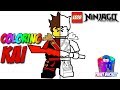 LEGO Ninjago Kai The Red Ninja Coloring Page - The LEGO Ninjago Movie Coloring Book for Kids