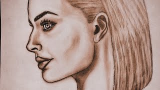 Рисунок Марго Робби, Барби, Портрет Марго Робби, Portrait Margot Robbie, Art Margot Robbie, Barbie