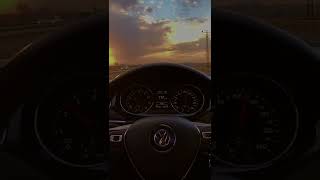 Araba snap Volkswagen passat Gün batımı