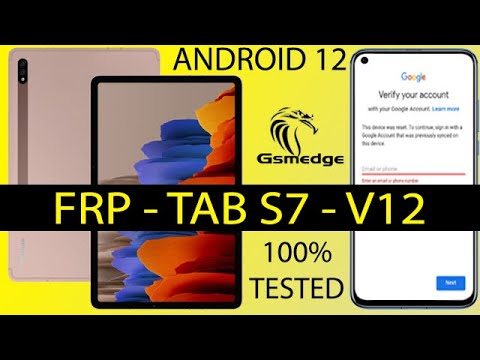 FRP Samsung Galaxy Tab S7 Bypass Frp Android 12 Remove FRP Samsung Galaxy Tab S7 Bypass Frp Android 12 Remove