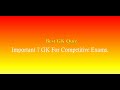 GK || General Knowledge Quiz For All Competitive Exams || zero se genius tak
