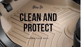 HOW TO CLEAN AND PROTECT FLOOR MATS! | Blackfire - Mat Cleaner and Protectant