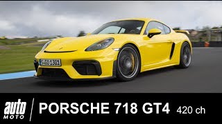 2019 Porsche 718 Cayman GT4 420 ch ESSAI POV AUTO-MOTO.com