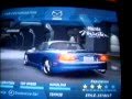 Need for Speed Underground showing cars in My Cars tabs and Career Car