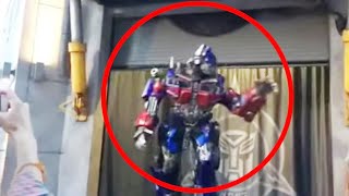 5 Times Optimus Prime Caught On Camera & Spotted In Real Life