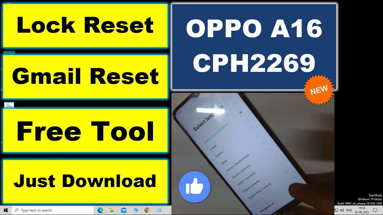 Oppo A16 CPH2269 Lock Hard Reset And Gmail Bypass Frp Oppo A16 CPH2269 Lock Hard Reset And Gmail Bypass Frp