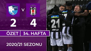 ÖZET: BB Erzurumspor 2-4 Beşiktaş | 34. Hafta - 2020/21