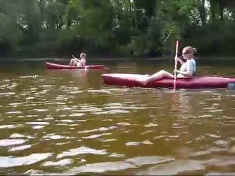 Kayaking the Tuscarawas River in Bolivar, Ohio. NTR canoe livery.