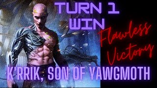 Mtg Turn 1 Win Krrik Shadowborn Apostle Commander Deck- Storm - Cedh Gameplay
