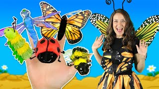 Finger Family Bugs! 🐞🐛🦋 Learn About Insects And Mini Beasts With The Finger Family Song For Kids