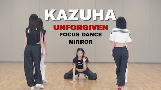 Kazuha Mirrored - Le Sserafim 르세라핌 Unforgiven Focus Mirrored Dance Practice Fix Ver.