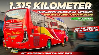 Naik Bis Legend Sari Mustika Andalan Orang Pati Ke Sumatera Trip Sarimex Red Faster Pati - Jambi