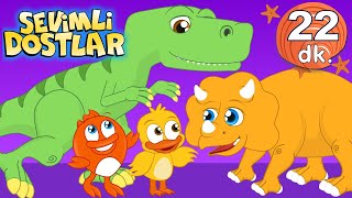 Dinozorlar Sevimli Dostlar Bebek Şarkıları | Çocuk şarkıları | Adisebaba TV Nurs