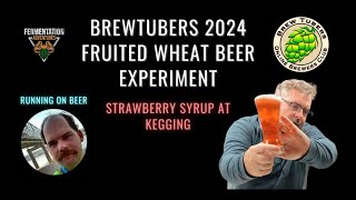 Brewtubers - Strawberry Syrup At Kegging