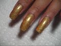Holographic Gold Foil Application