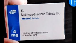 Methylprednisolone(medrol)-4mg tablet||Ep41%20012019#antiinflammatory drugs,treatment of arthritis