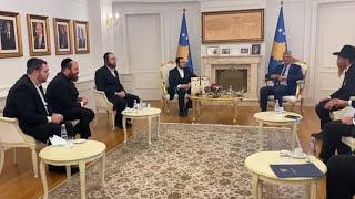 Diplomatic Activists From Brooklyn, Visit Kosovo President Hashim Thaçi & Exchange Presents