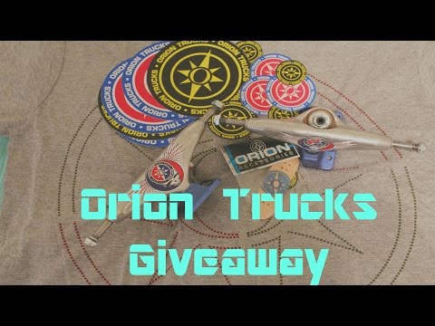 Orion Trucks Giveaway Winners Announced