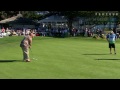 Larry the Cable Guy's great lag putt at AT&T Pebble Beach