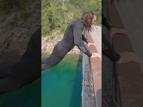 Glacier National Park cliff jumping