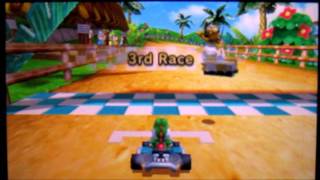 Lets Play Mario Kart 7 - Part 1 50Cc Mushroom Cup