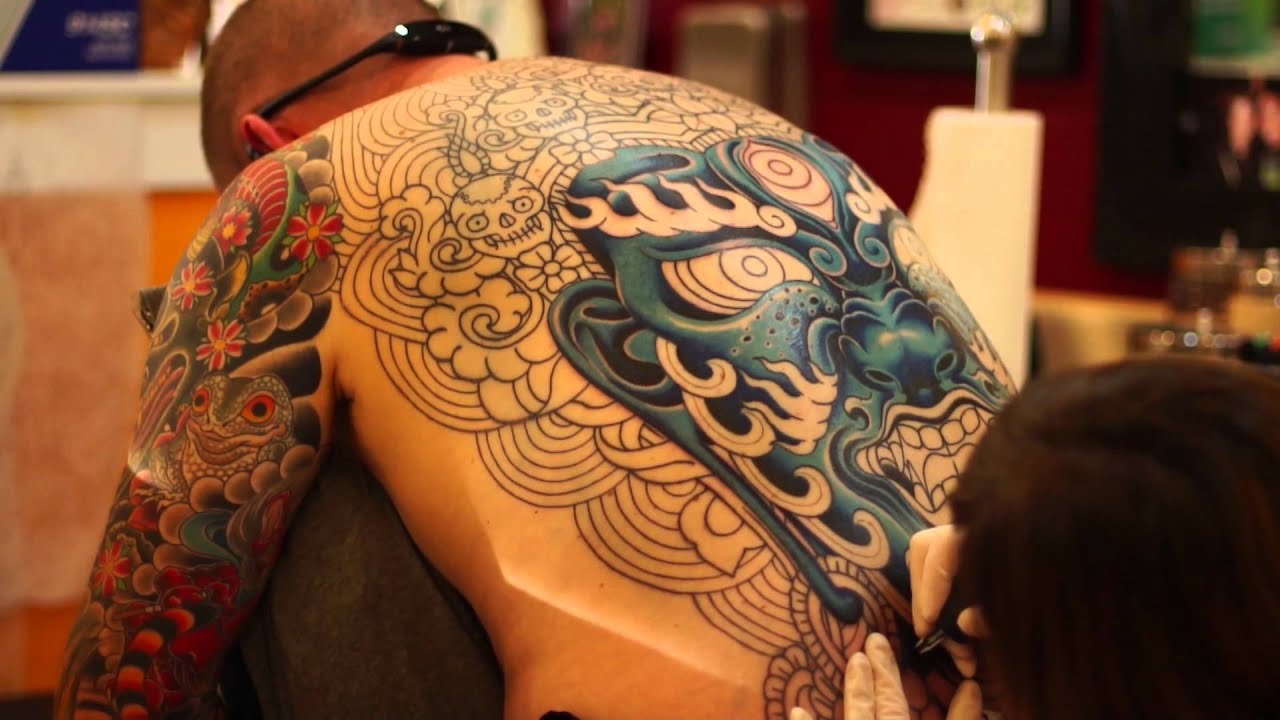 a back piece tattoo tattooed by darcy nutt youtube a back piece tattoo tattooed by darcy nutt youtube