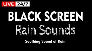 Rain Sounds for Sleep. Say Goodbye to Insomnia with Black Screen Rain Sounds