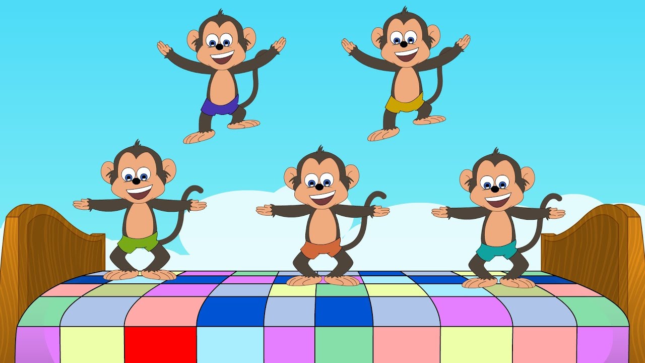 Five Little Monkeys - YouTube