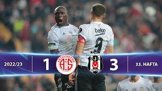 Fraport TAV Antalyaspor (1-3) Beşiktaş - Highlights/Özet | Spor Toto Süper Lig -