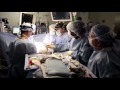 Baby thriving after partial in-womb surgery